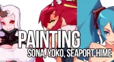 Painting Sona, Yoko, Seaport Hime